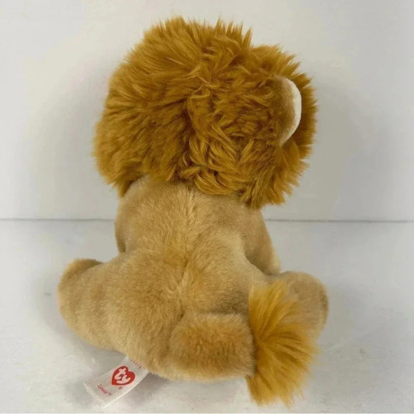 NWT Ty Beanie Babies LOUIE THE LION 8" Plush Stuffed  Animal - Picture 4 of 5